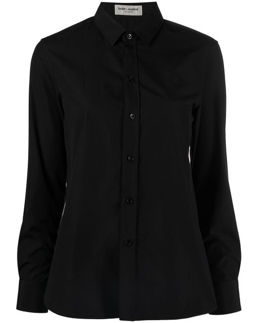 Saint Laurent buttoned long-sleeve shirt