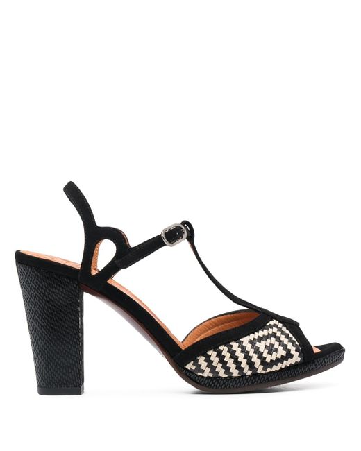 Chie Mihara stripe-detail leather sandals