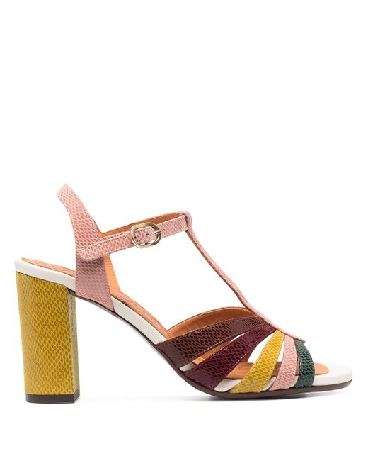 Chie Mihara colour-block heeled sandals