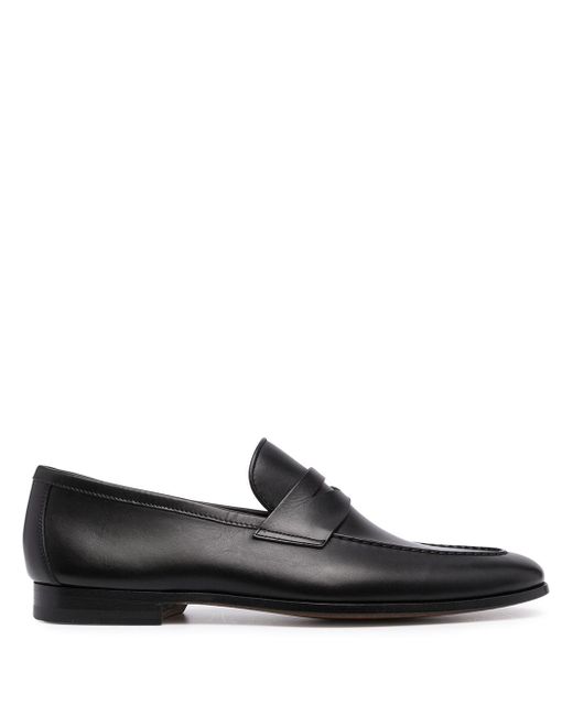 Magnanni leather penny loafers