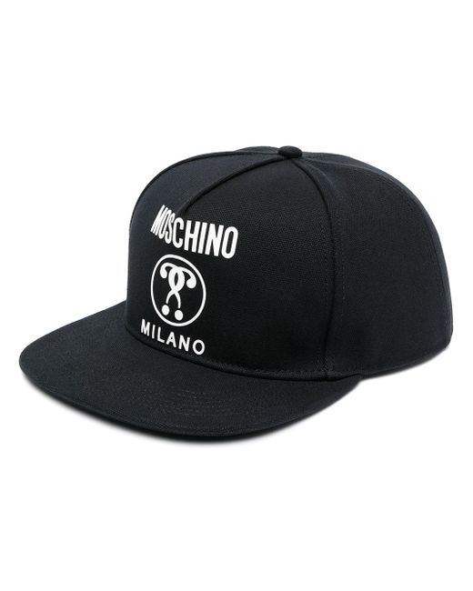Moschino logo-print six-panel cap