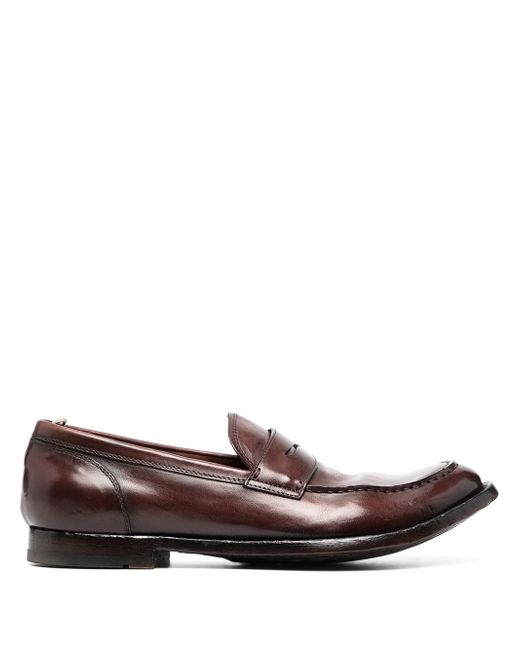 Officine Creative classic polished slip-on loafers