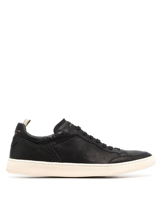 Officine Creative tonal leather trainers