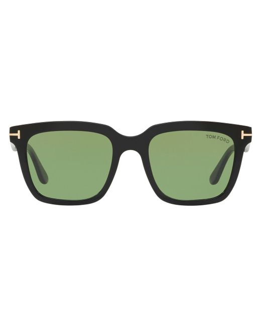 Tom Ford square-frame tinted-lens sunglasses