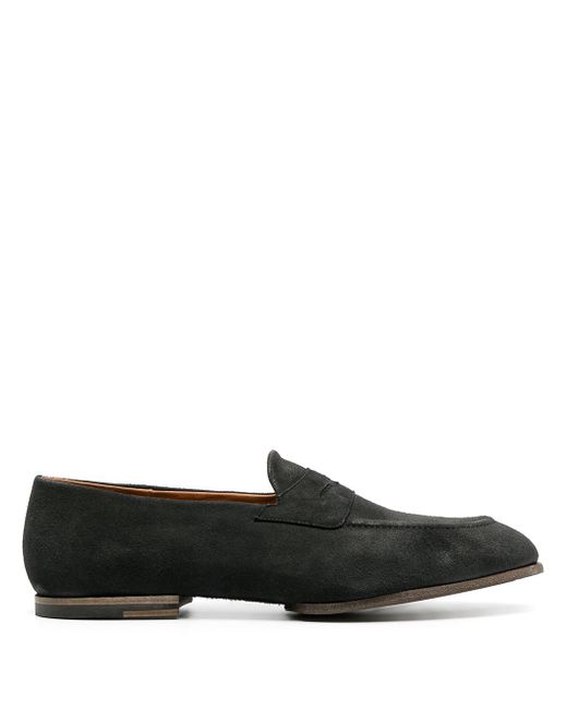 Silvano Sassetti suede penny loafers