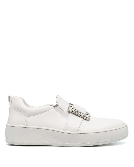 Sergio Rossi buckle-detail trainers