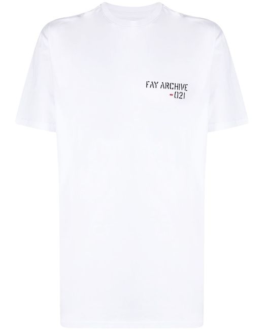 Fay logo-print short-sleeved T-shirt