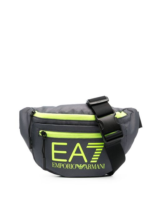 Ea7 logo print belt bag