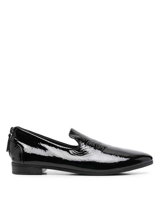 Marsèll pointed toe rear zip loafers