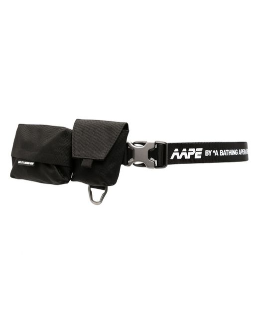 Aape By *A Bathing Ape® AAPE BY A BATHING APE double-pouch side-press buckle belt