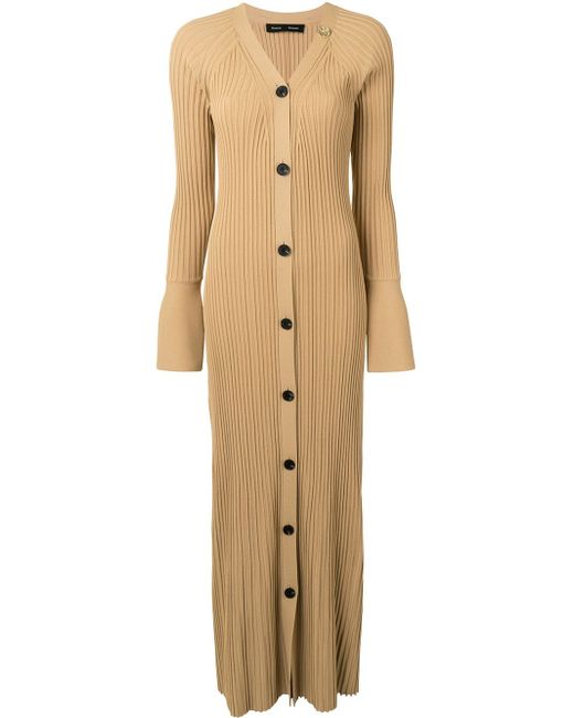 Proenza Schouler buttoned rib-knit dress