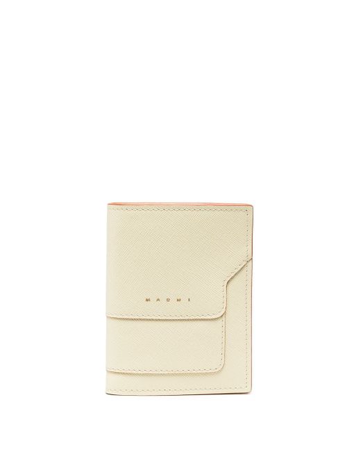 Marni Saffiano leather bi-fold wallet