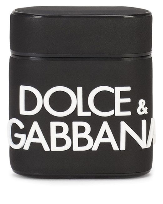 Dolce & Gabbana logo-lettering Airpods case