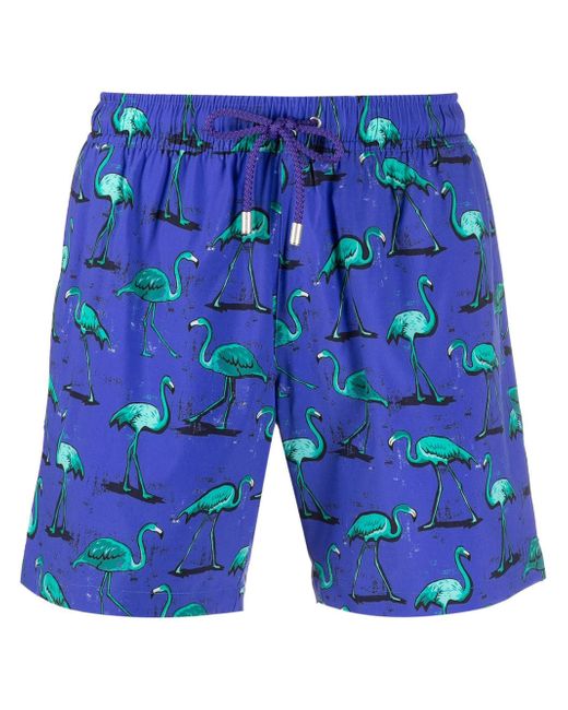 Bluemint flamingo-print swim shorts