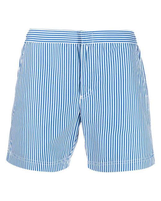 Bluemint stripe-print swim shorts