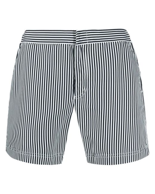 Bluemint stripe-pattern swim shorts