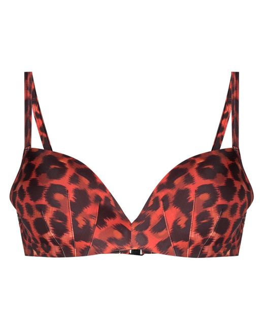 Marlies Dekkers leopard-print bikini top