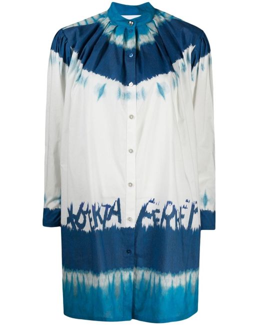 Alberta Ferretti I Love Summer oversized shirt