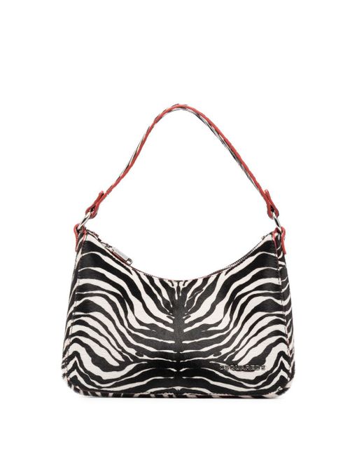Dsquared2 zebra print shoulder bag