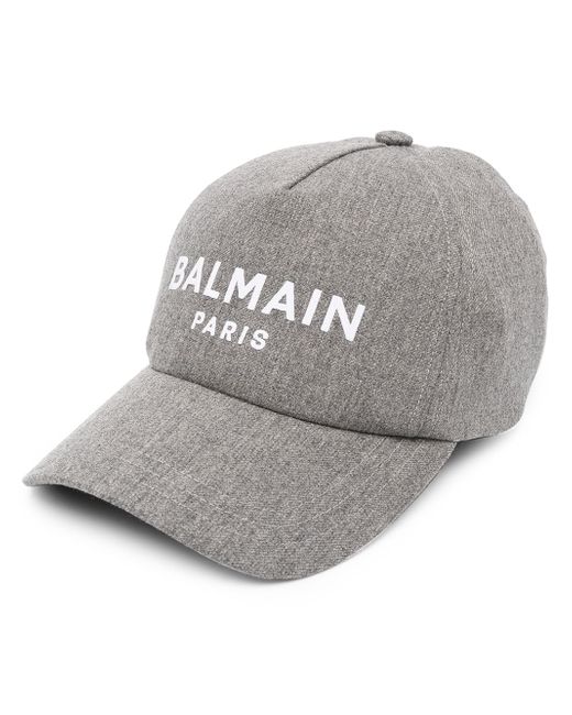 Balmain logo-print baseball cap