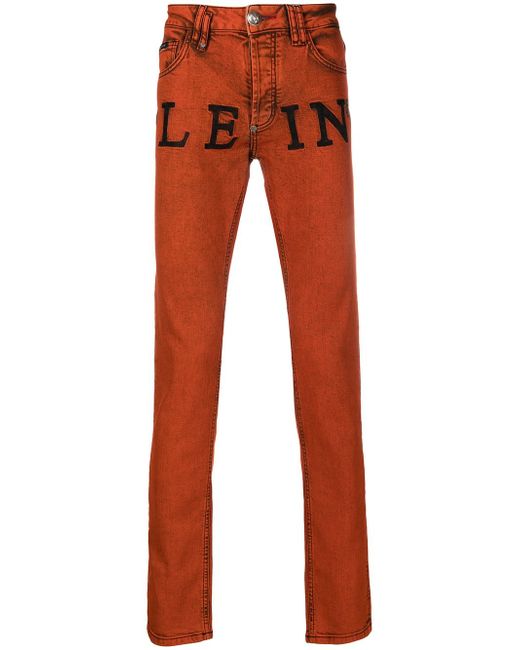 Philipp Plein Iconic Plein straight leg jeans