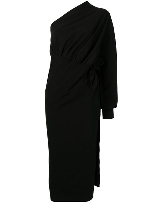 Balenciaga asymmetric wrap dress