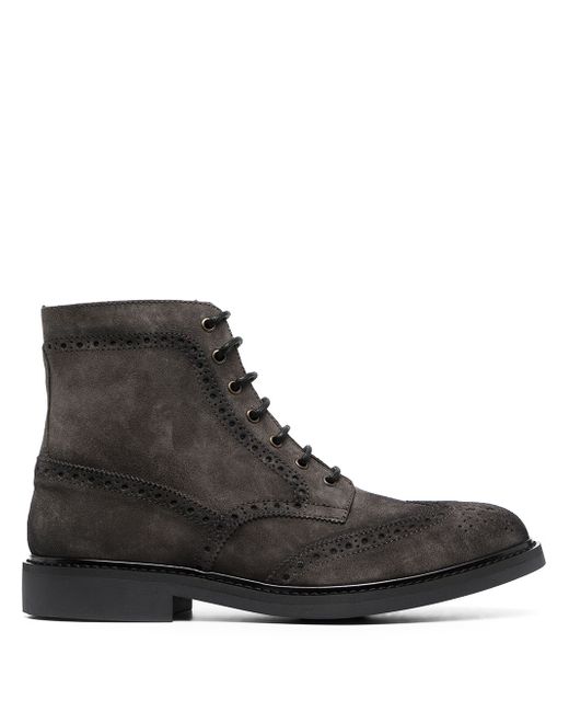 Manuel Ritz Brogue leather boots