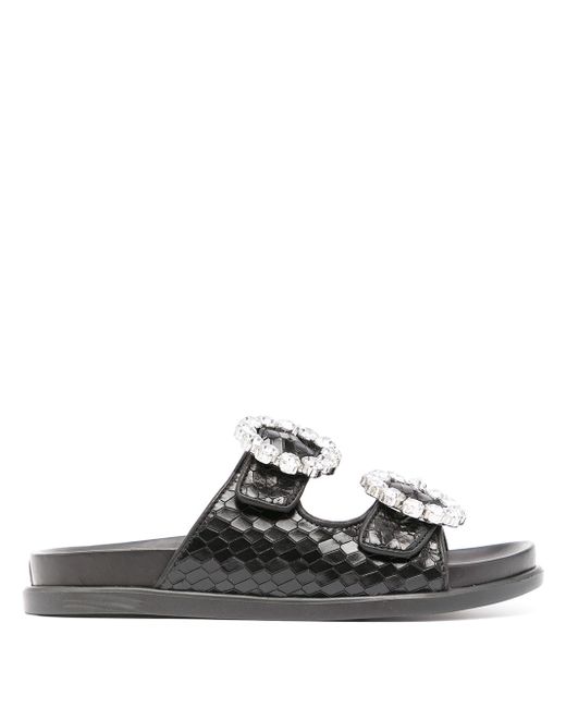 Schutz crystal-embellished sandals