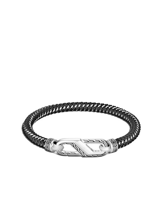 John Hardy Classic Chain steel cord carabiner bracelet