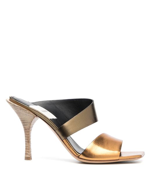 Premiata metallic heeled sandals