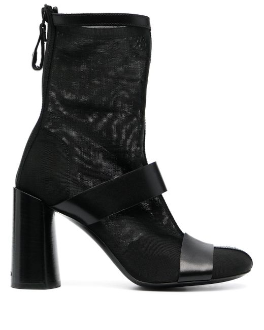 Premiata contrast-panel heeled boots