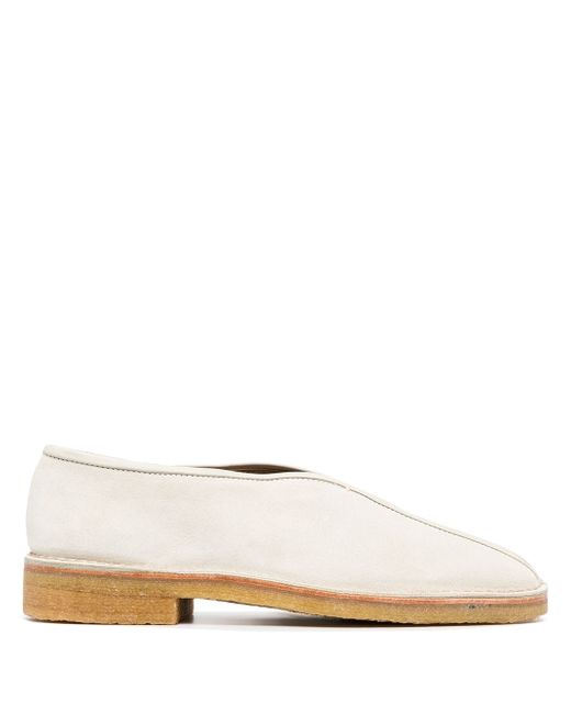 Lemaire Chinese suede slippers
