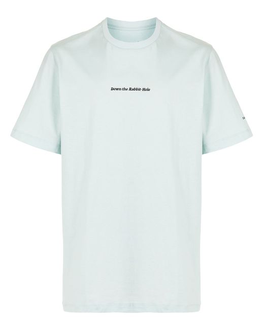 Oamc slogan-print cotton T-shirt