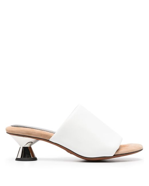 Proenza Schouler 60mm slip-on leather mules