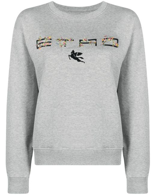 Etro logo-print sweatshirt