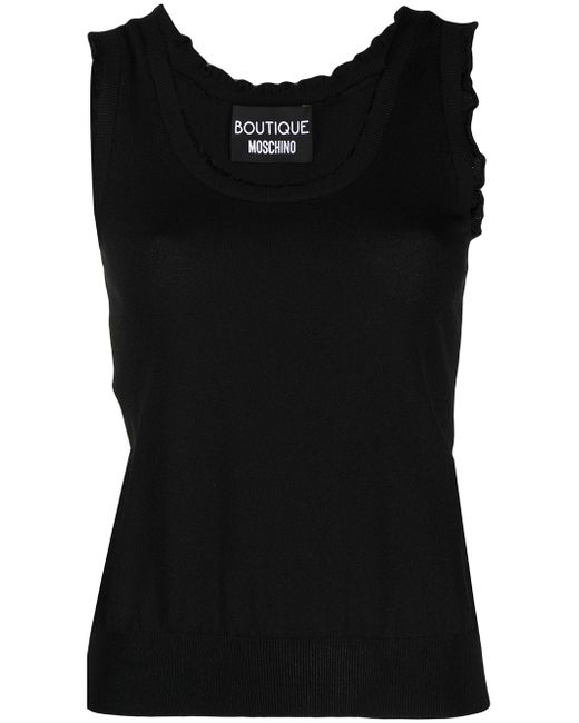 Boutique Moschino ruffled vest top