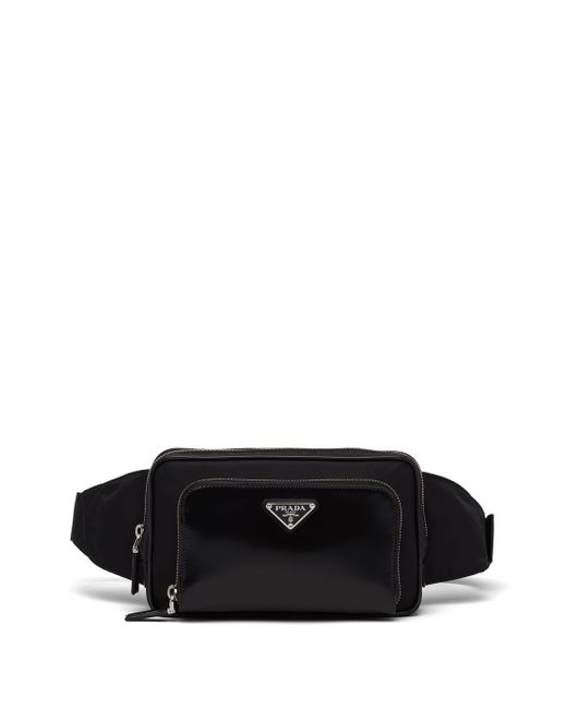Prada triangle-logo belt bag