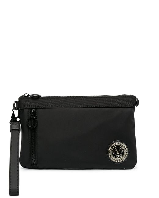 Versace Jeans Couture logo-patch pouch