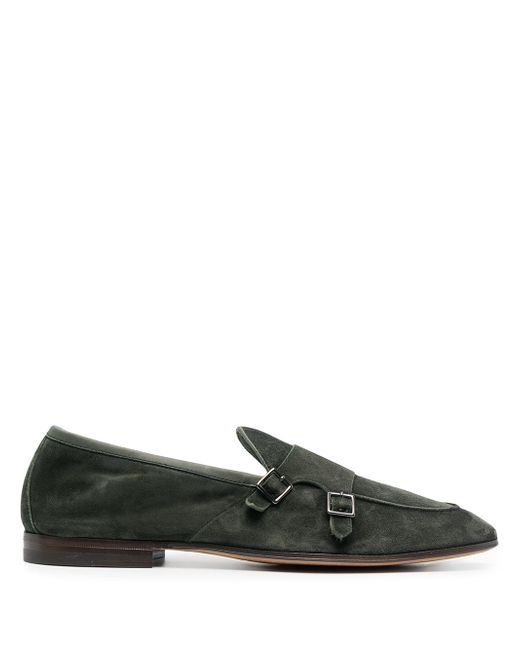 Henderson Baracco almond-toe monk strap shoes
