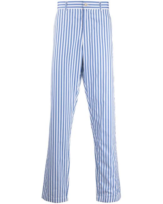 Comme Des Garçons striped tailored trousers