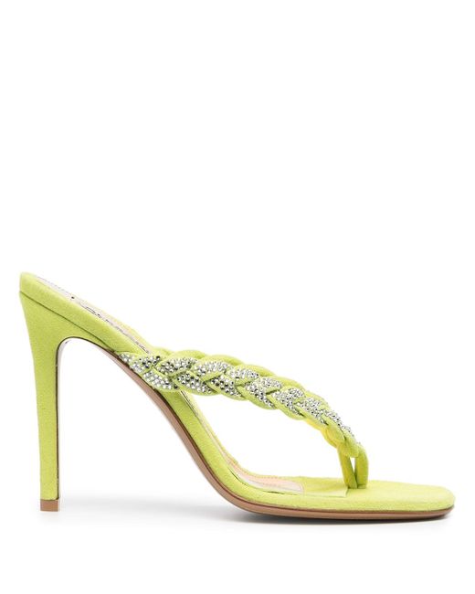 Alexandre Vauthier crystal-embellished braided sandals