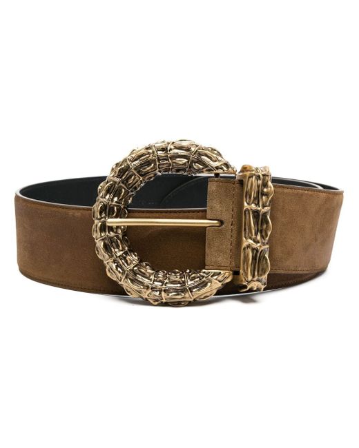 Saint Laurent gold-tone buckle-fastening belt