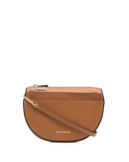 Coccinelle grained leather crossbody bag