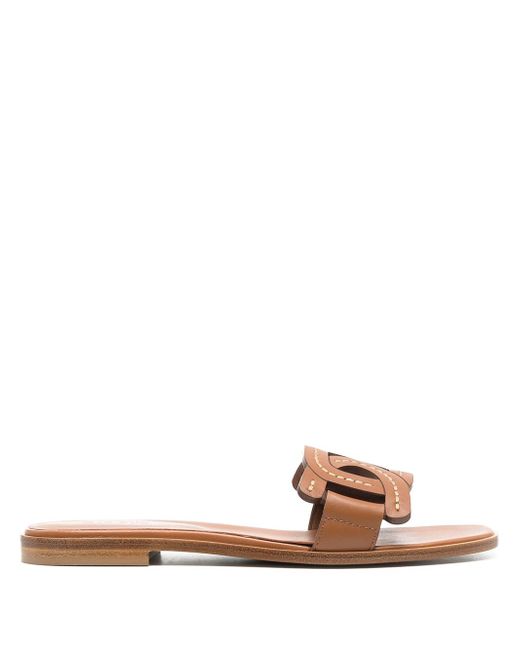 Tod's woven flat sandals