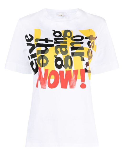 Chloé graphic-print short-sleeve T-shirt