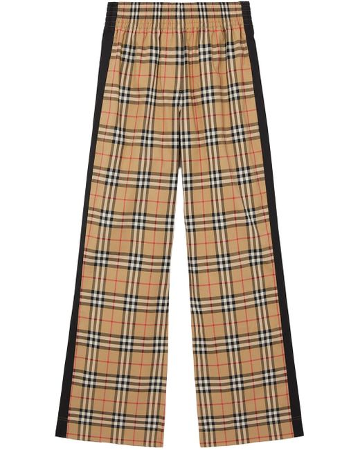 Burberry Vintage check high-waisted trousers