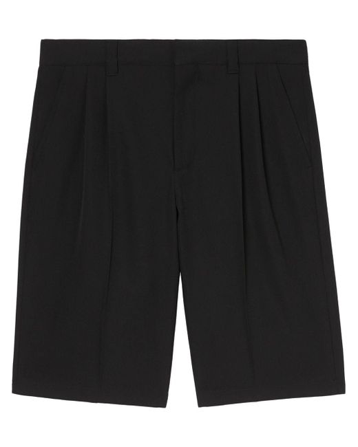 Burberry logo-patch tailored shorts