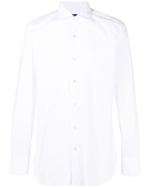 Finamore 1925 Napoli slim fit long-sleeved shirt