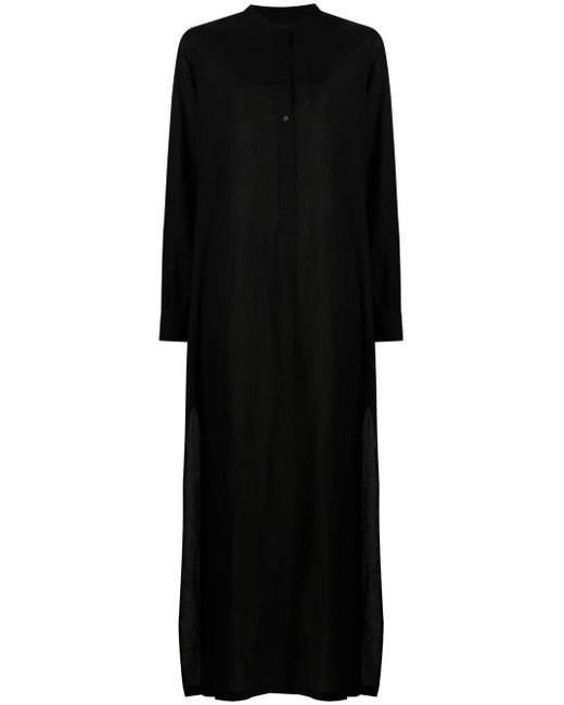 Nili Lotan side-slit shirt dress