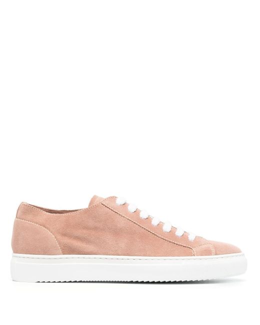 Doucal's smooth lace-up sneakers